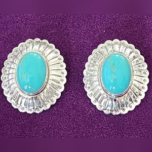 Sterling Silver Turquoise Earrings